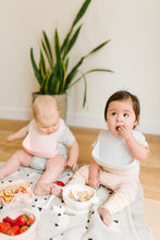 Load image into Gallery viewer, Silicone Food Bib - Beige