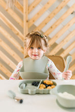 Load image into Gallery viewer, Silicone Food Bib - Sage