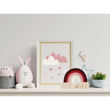 Charger l'image dans la galerie, Rainbow Macrame Wall Decor - Ruby Red