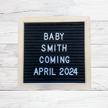 Charger l'image dans la galerie, Keepsake Felt Letterboard And Milestone Marker