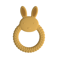 Load image into Gallery viewer, Silicone Bunny Teether - Mustard