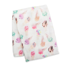 Load image into Gallery viewer, Muslin Swaddle Blanket - Ice Cream