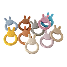 Charger l&#39;image dans la galerie, Silicone Bunny Teether - Sage
