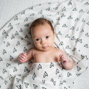 Charger l&#39;image dans la galerie, Muslin Swaddle Blanket - Hearts
