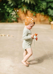 Top Knot Hat - Moon