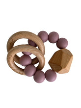 Charger l&#39;image dans la galerie, Hayes Silicone + Wood Teether - Gem
