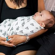 Muslin Swaddle Blanket - Hearts