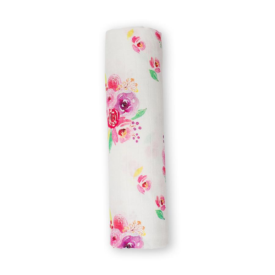 Muslin Swaddle Blanket - Posies