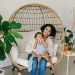Load image into Gallery viewer, Rainbow Macrame Teether - Cream
