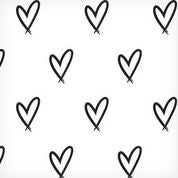 Muslin Swaddle Blanket - Hearts