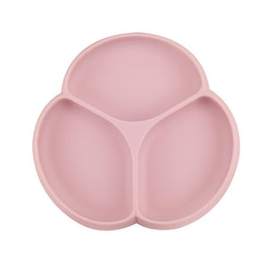 Silicone Suction Plate - Dusty Rose