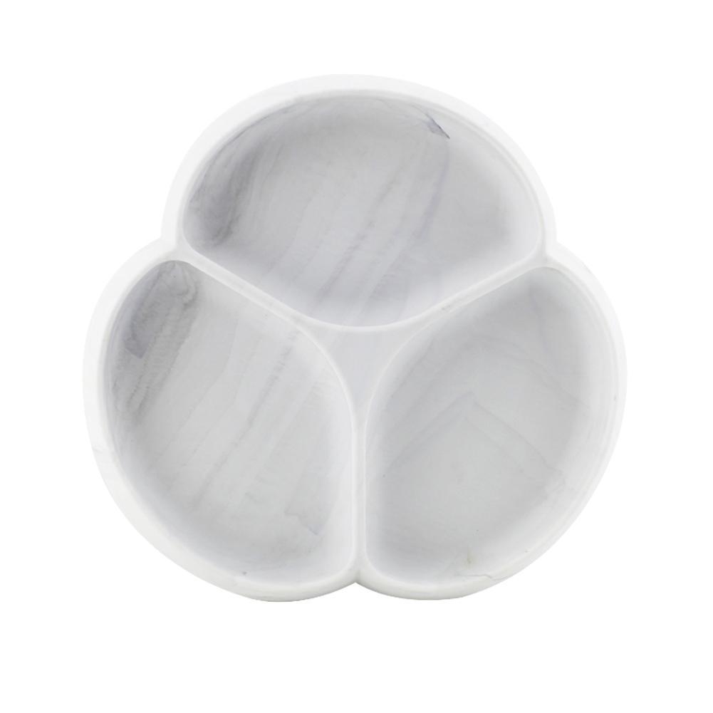 Silicone Suction Plate - Marble